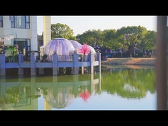 UV Menghindari Gelembung Tenda Rumah Tahan Cuaca Tenda Berkemah Transparan