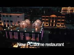 Perlindungan UV Tahan Air Tenda Gelembung Bening 4m2 - 24m2 Ventilasi