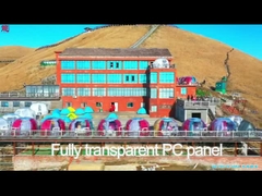 Perlindungan UV Tenda Gelembung Terlihat Portabel Dengan Sistem Pencahayaan