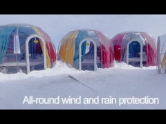 Perlindungan UV Tahan Air Tenda Gelembung Bening 4m2 - 24m2 Ventilasi