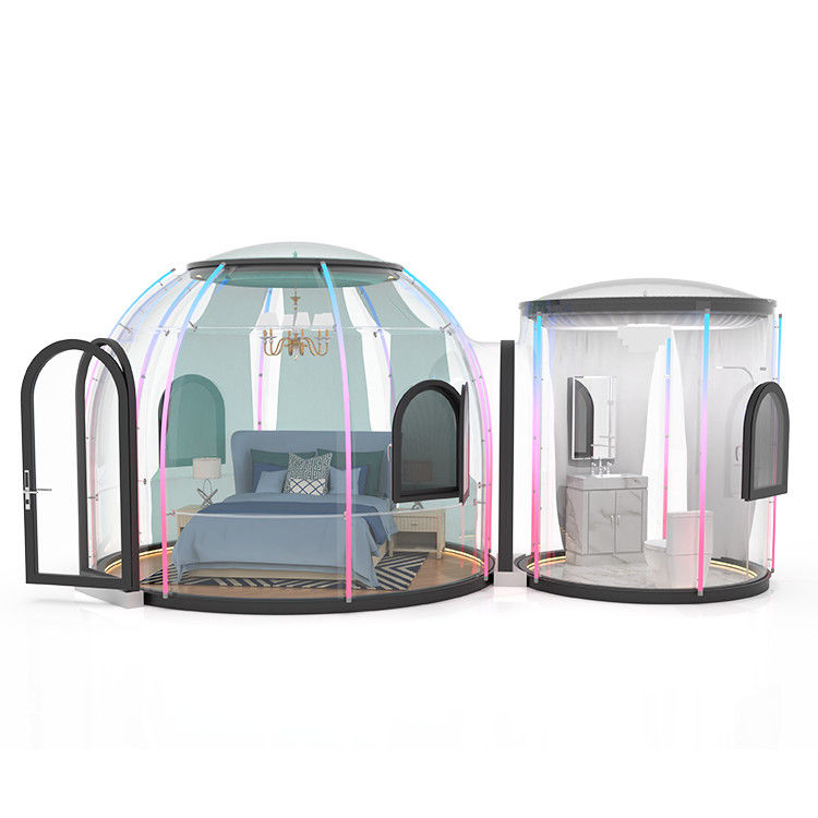 Tenda Gelembung Glamping Warna Kustom Ketebalan 5mm Tenda Gelembung Luar Ruangan