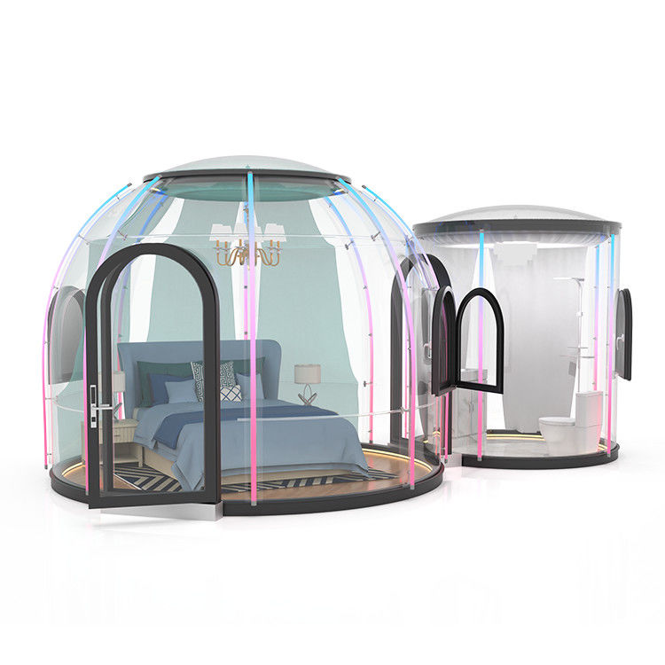 Tenda Gelembung Glamping Warna Kustom Ketebalan 5mm Tenda Gelembung Luar Ruangan