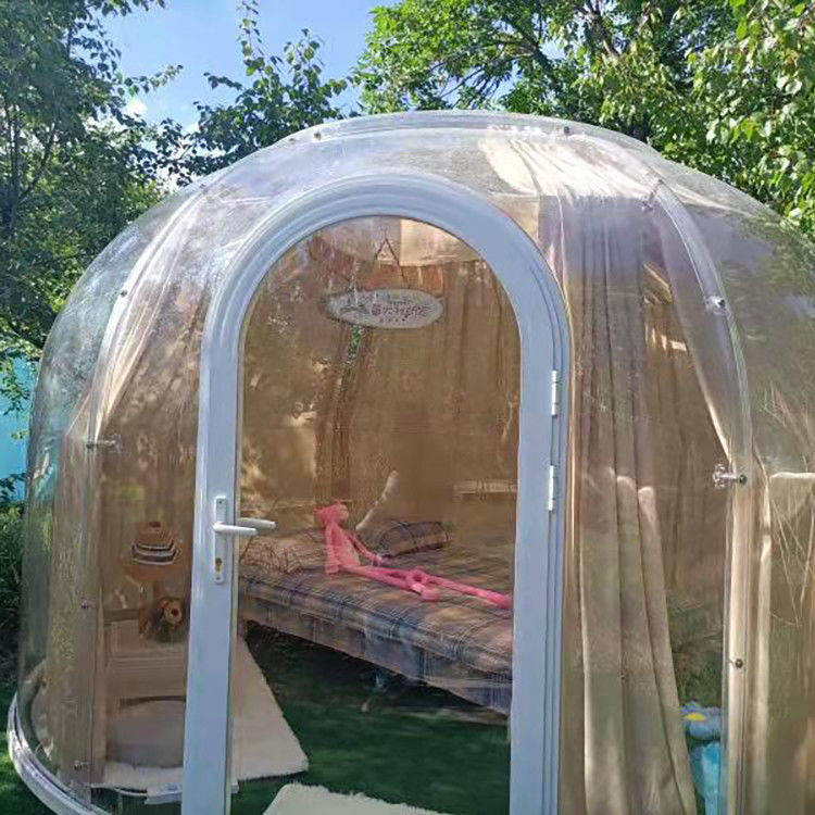 Tenda Igloo Taman Kontemporer 5mm Tenda Kubah Rumah Kaca Untuk Tempat Olahraga