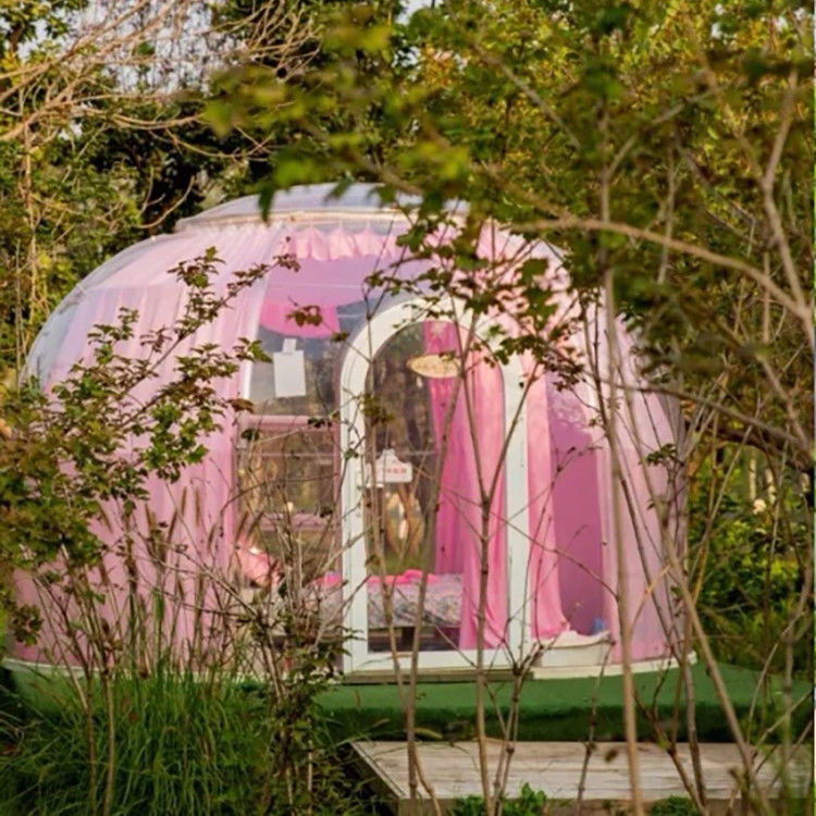 Tenda Igloo Taman Kontemporer 5mm Tenda Kubah Rumah Kaca Untuk Tempat Olahraga