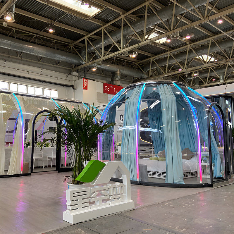 Prefab Modern Sunroom Dome Rumah Taman Rumah Glamping Resort Dome Tent