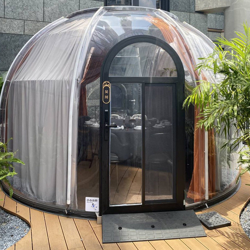 Transparent Clear PC Round Igloo Bubble Tent Untuk Camping Dan Acara Luar Ruangan