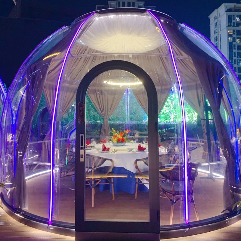 3m x 2.3m Clear Dome House Igloo Bubble Tent dengan pesta dan acara