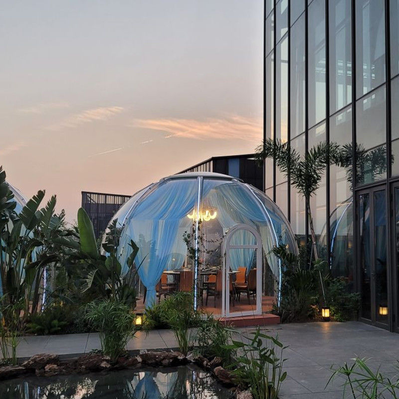 PC Dome House Glamping Bubble Tent Untuk Camping Luar Ruang Dan Pesta Backyard