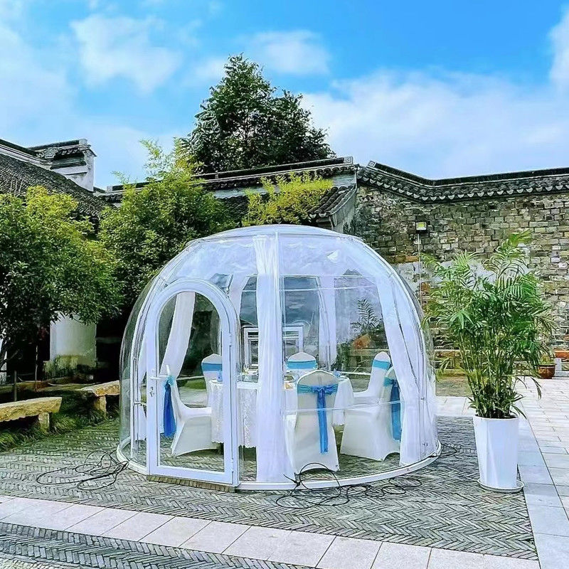 PC Dome House Glamping Bubble Tent Untuk Camping Luar Ruang Dan Pesta Backyard