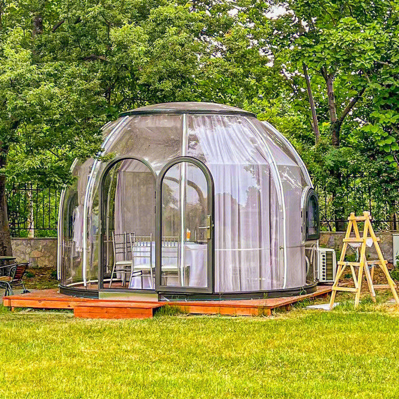 Ukuran Custom Outdoor PC Clear Bubble Transparent Tent Waterproof Dome Tent